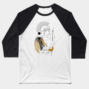 Ares (Mars). Creative Illustration In Geometric And Line Art Style Baseball T-Shirt